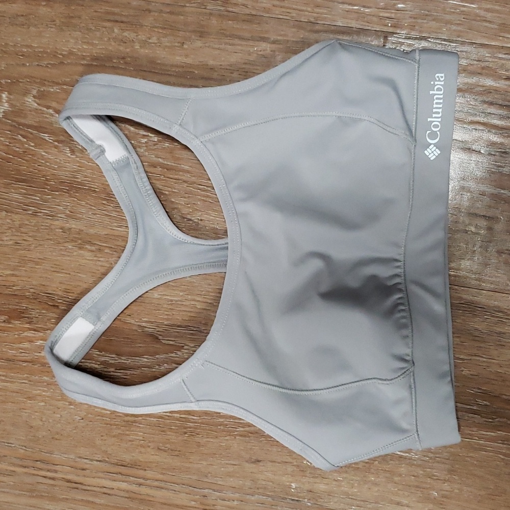 (S) Columbia Sportswear Company Sports Bra Activewear Stretch Athletic